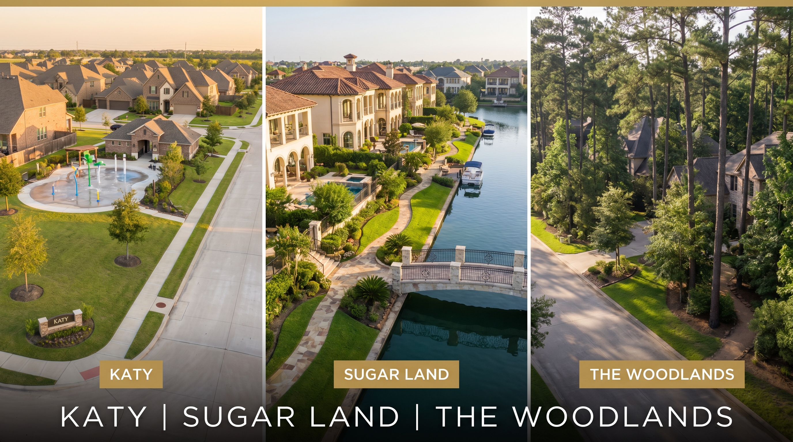 Katy vs Sugar Land vs The Woodlands